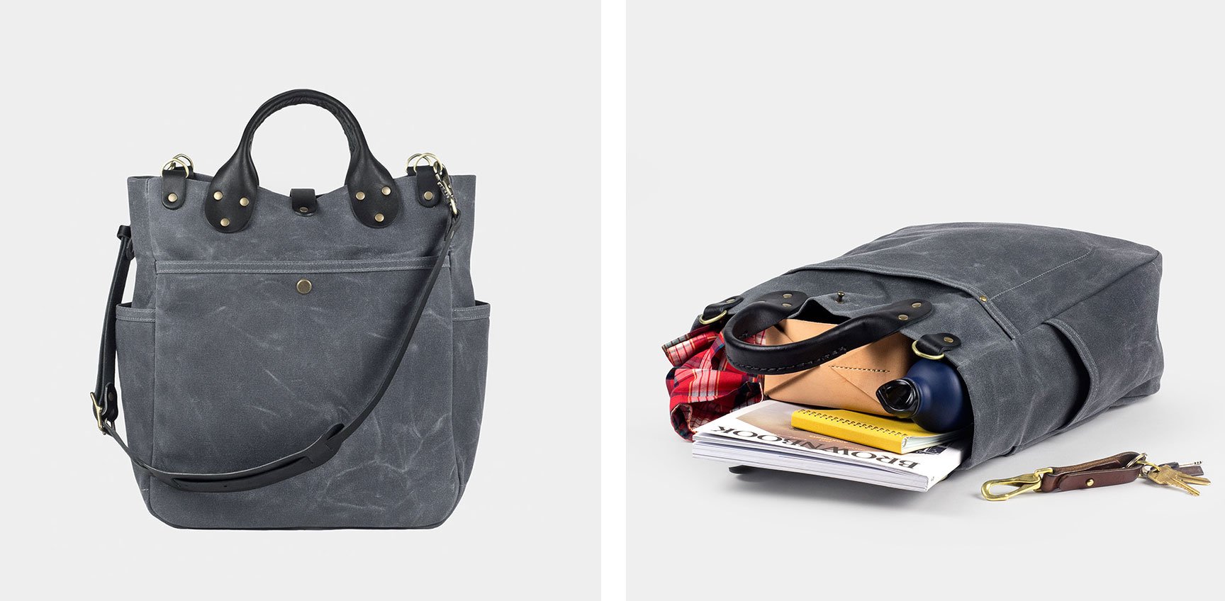 Waxed Canvas Garrison Bag | made in Denver by Winter Session