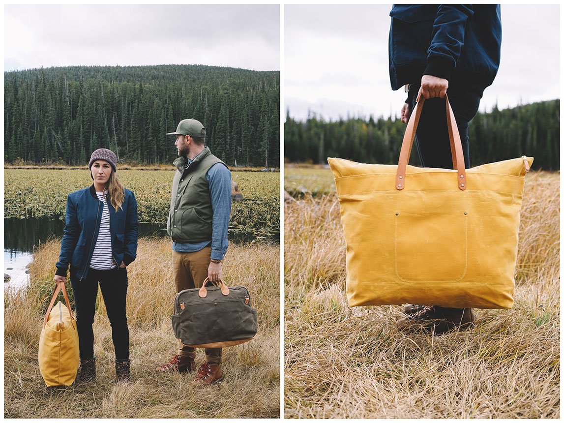 Winter Session Fall Lookbook Waxed Canvas Weekender