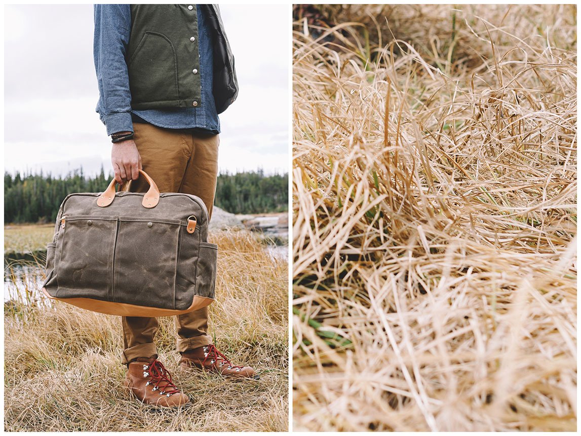 Winter Session Fall Lookbook Waxed Canvas Weekender
