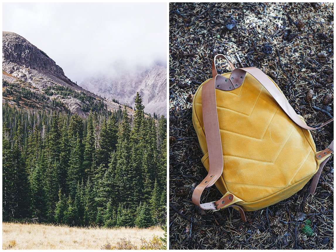 Winter Session x Armitage & McMillan Fall Lookbook Waxed Canvas Backpack
