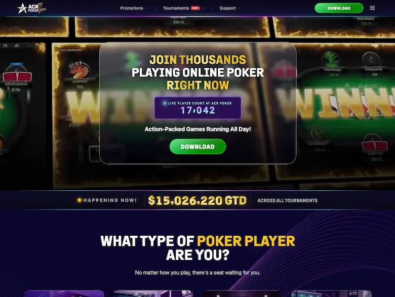acr poker homepage