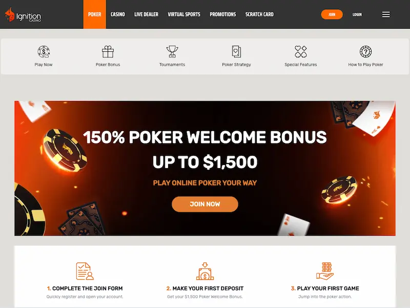 ignition poker homepage